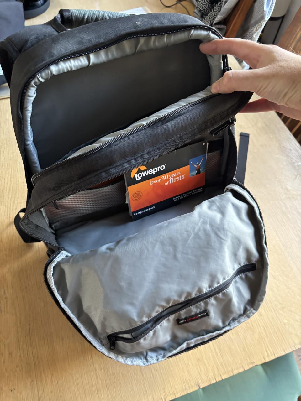 Lowepro compudaypack foto- en laptoprugtas