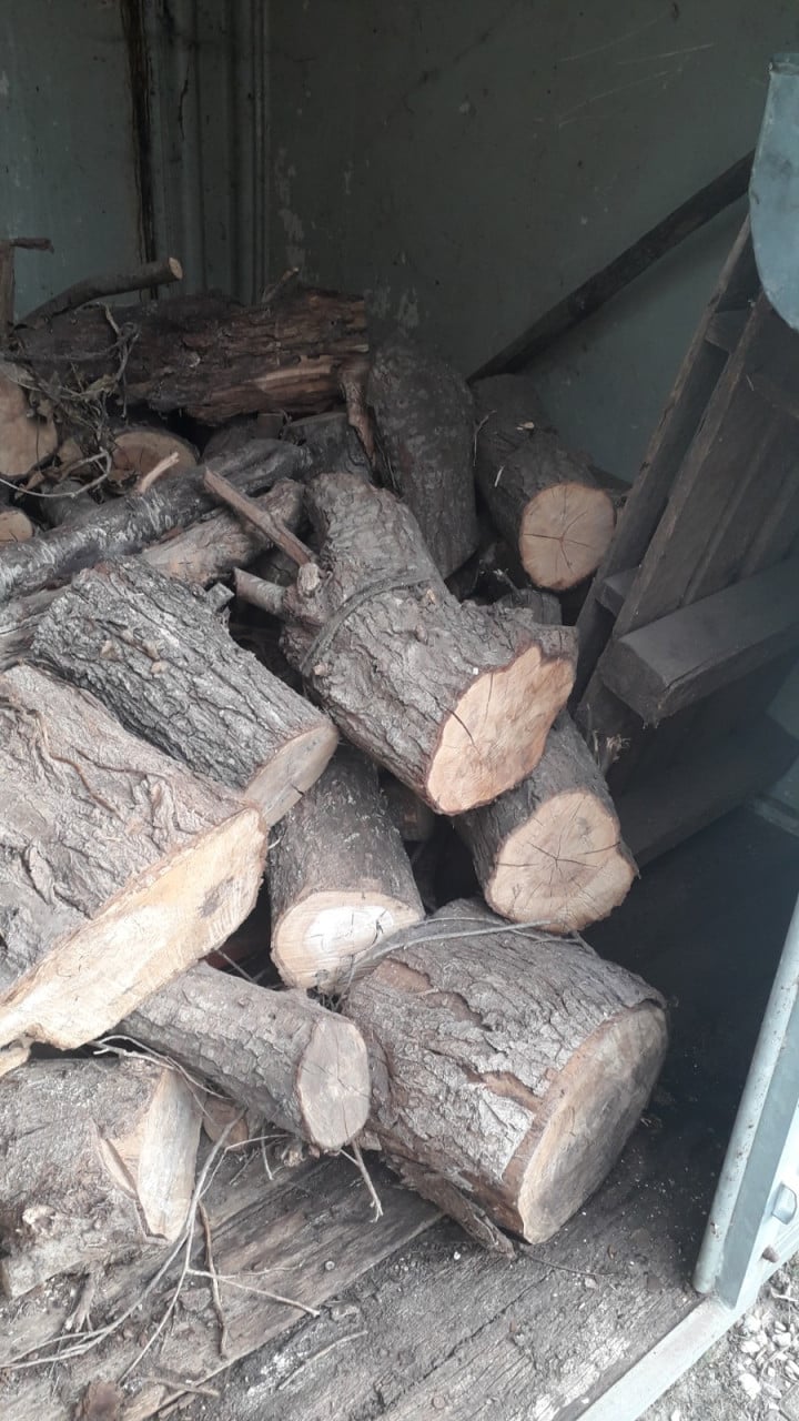 Openhaard hout, stammen, hout - rond 5M2