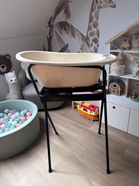 Babybadje + standaard