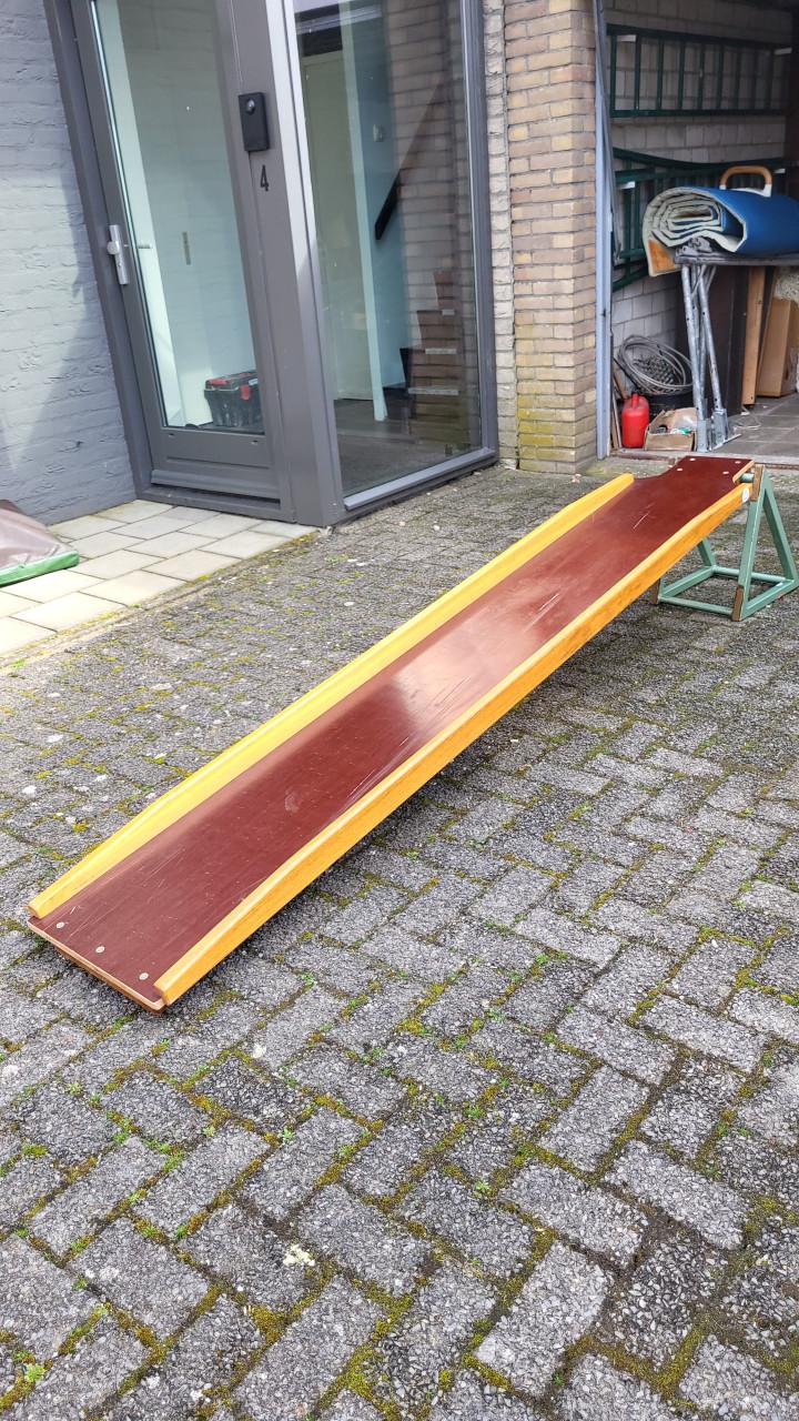 Houten glijplank