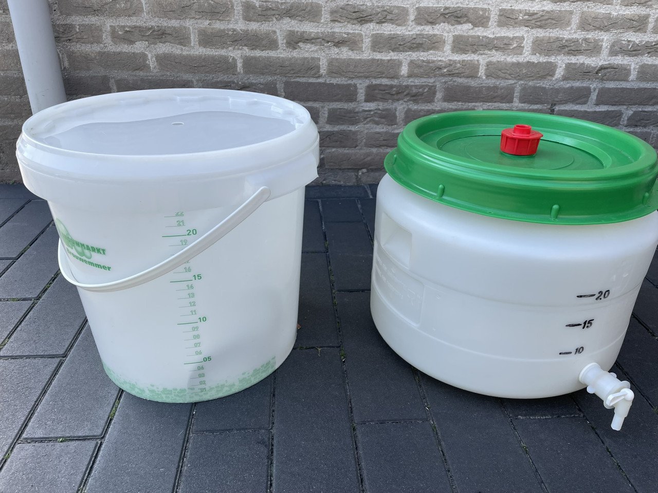 Bierbrouw materiaal
