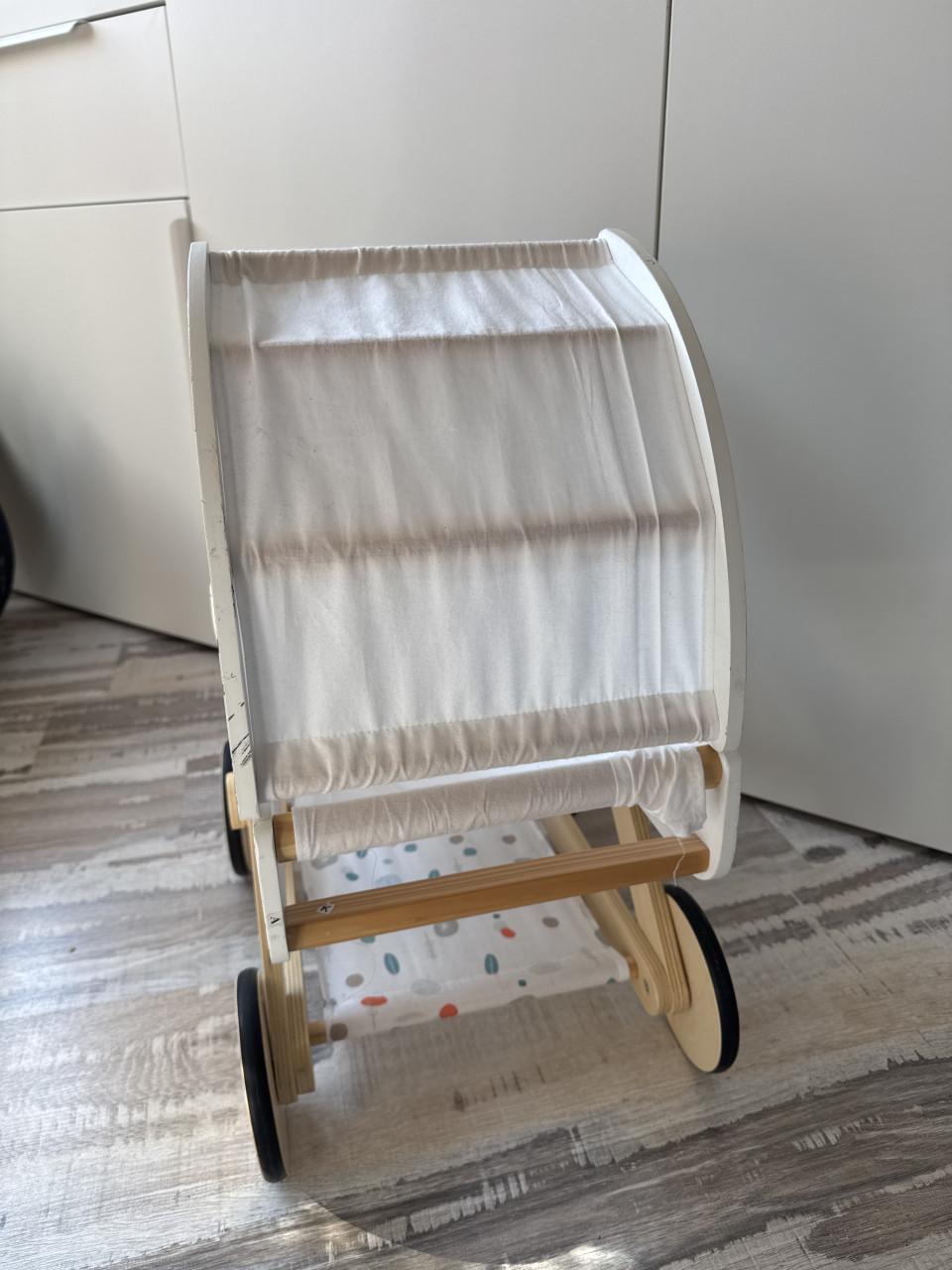 Poppenwagen hout