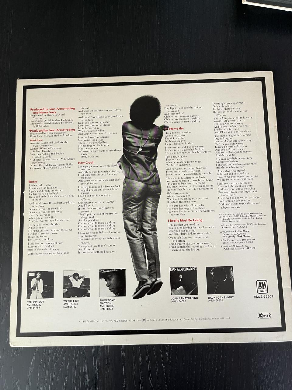 EP Joan Armatrading, titel 'How Cruel', Vinyl