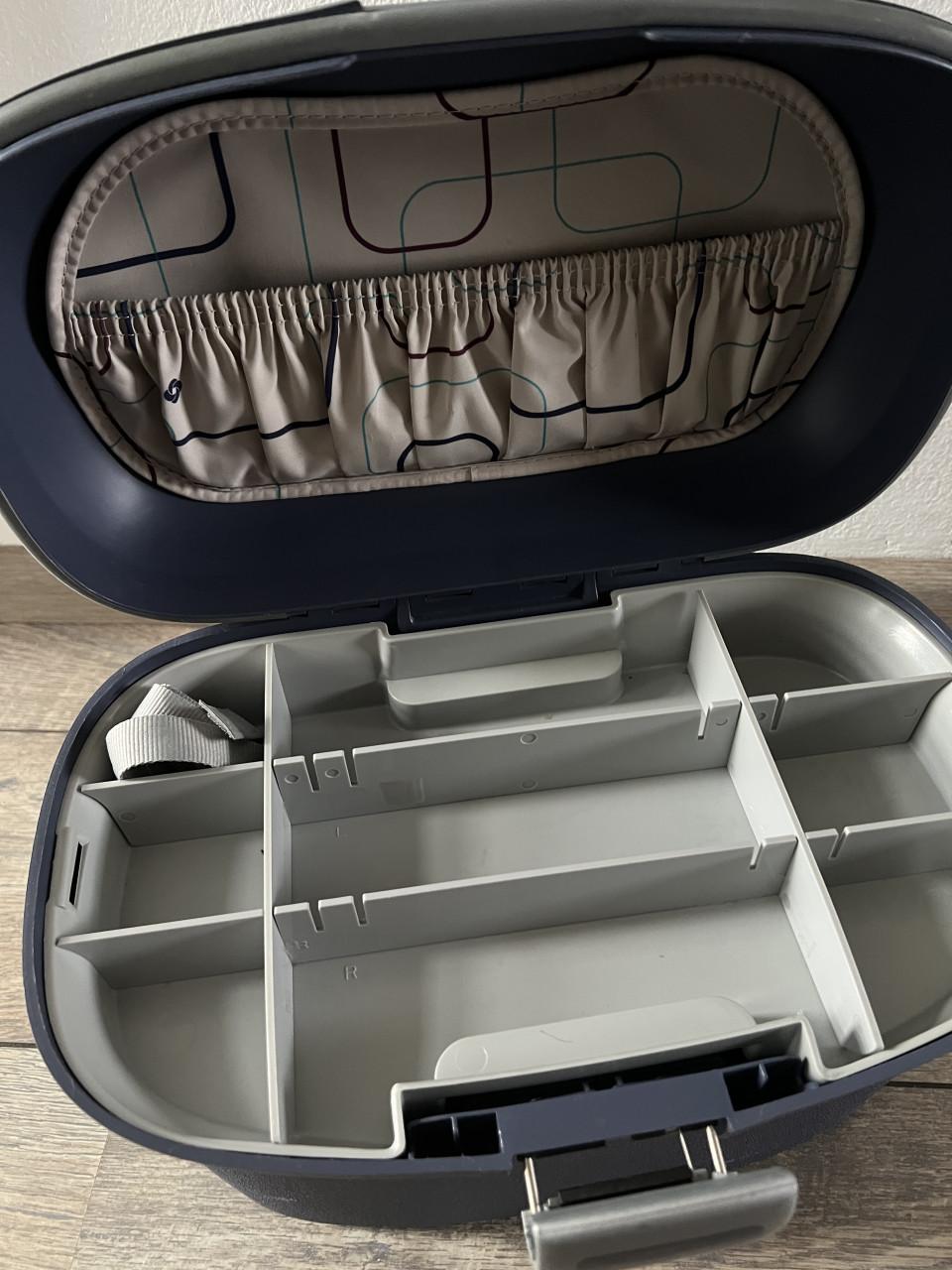 NIEUW. Samsonite beautycase / make-up koffer – donkerblauw