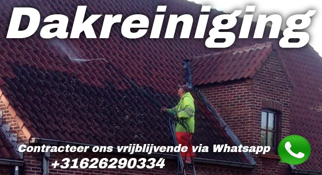 Dakreiniging ontmossen van daken