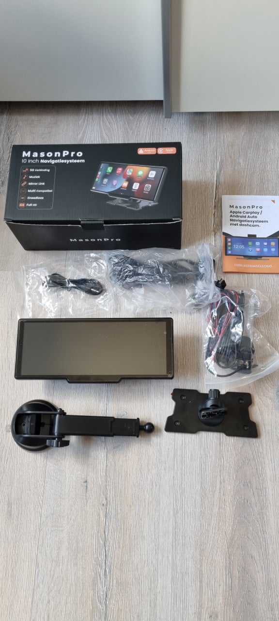 MasonPro Navigatiesysteem, voor Apple Carplay & Android Auto