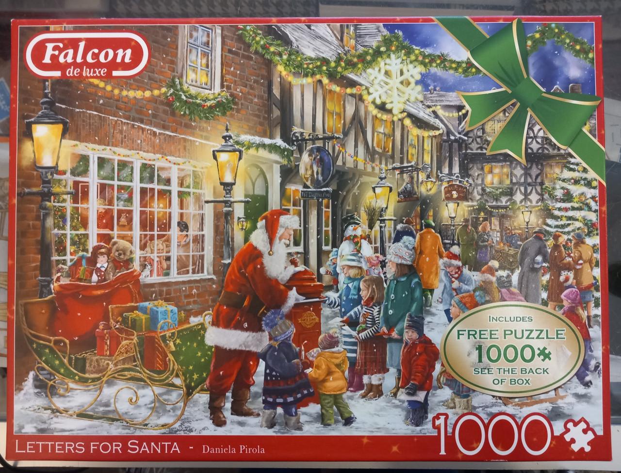 Kerstpuzzel van Falcon