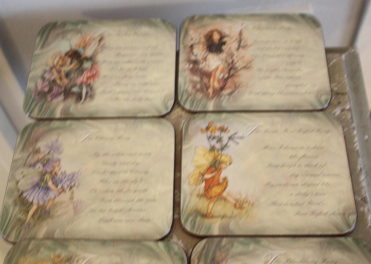 Jason 6 onderzetters make the occasion met mooie elven afbeelding