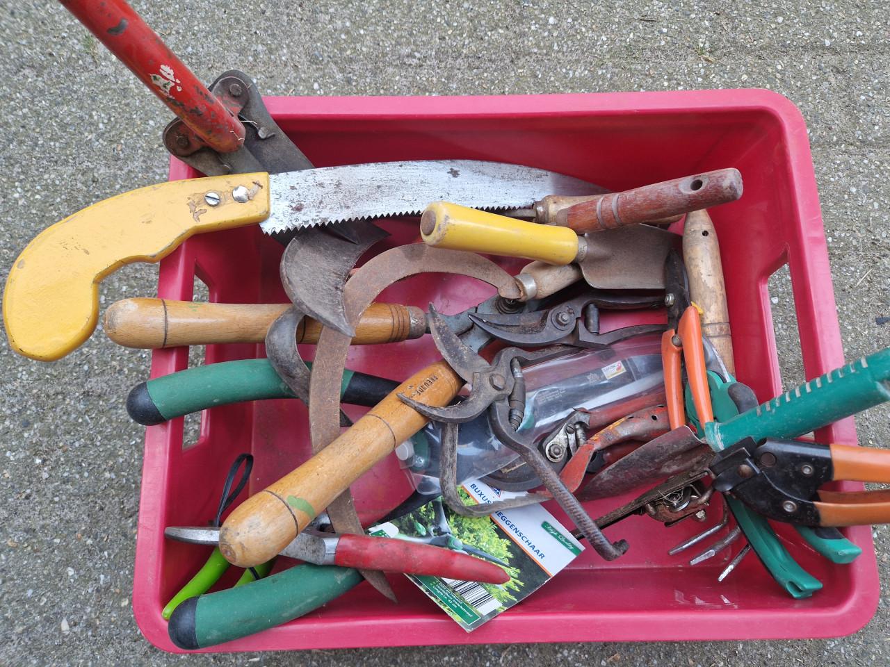 Diversen tuin gereedschap