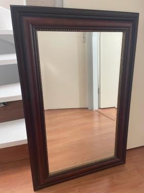 Houten spiegel 60x90