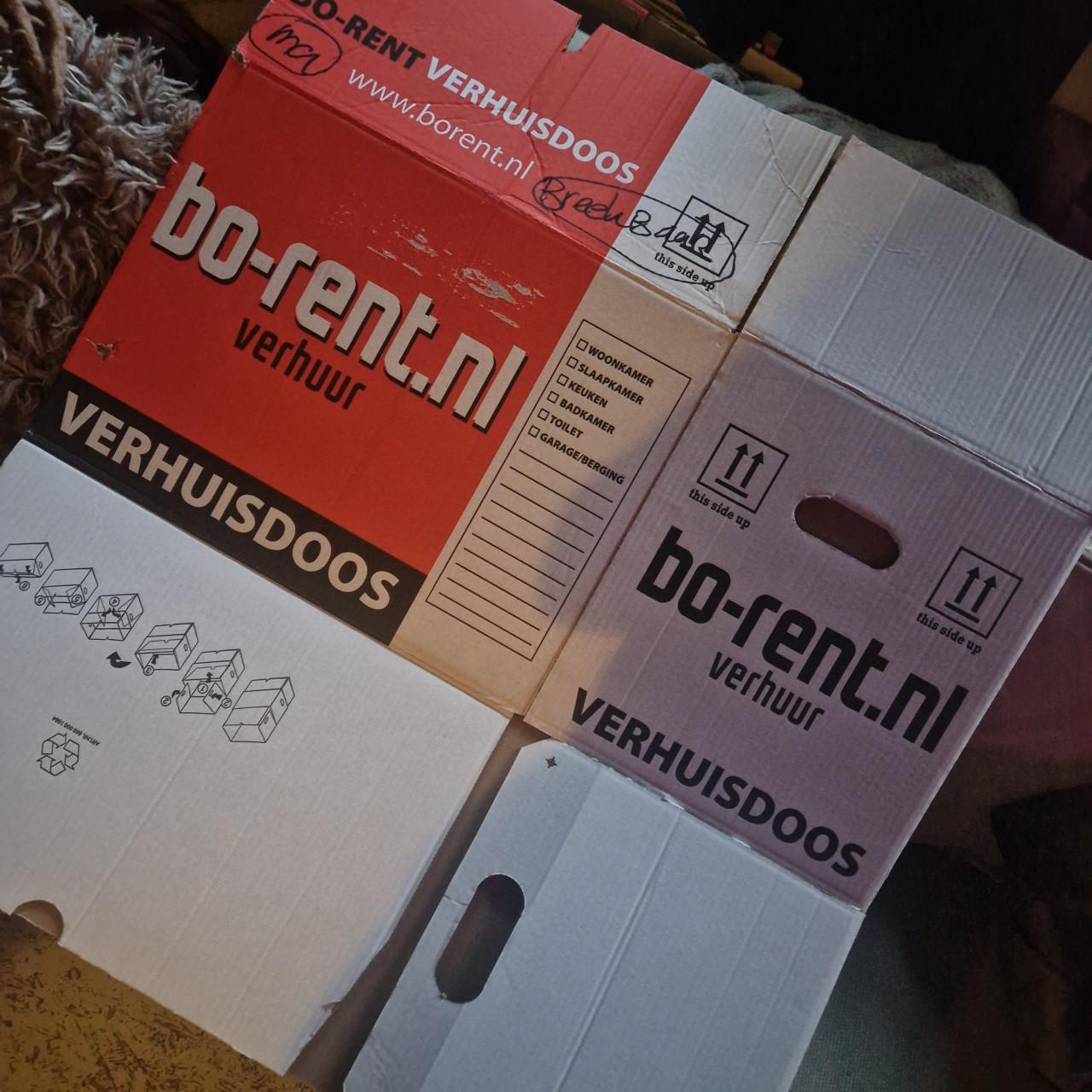 12 VERHUISDOZEN BO RENT