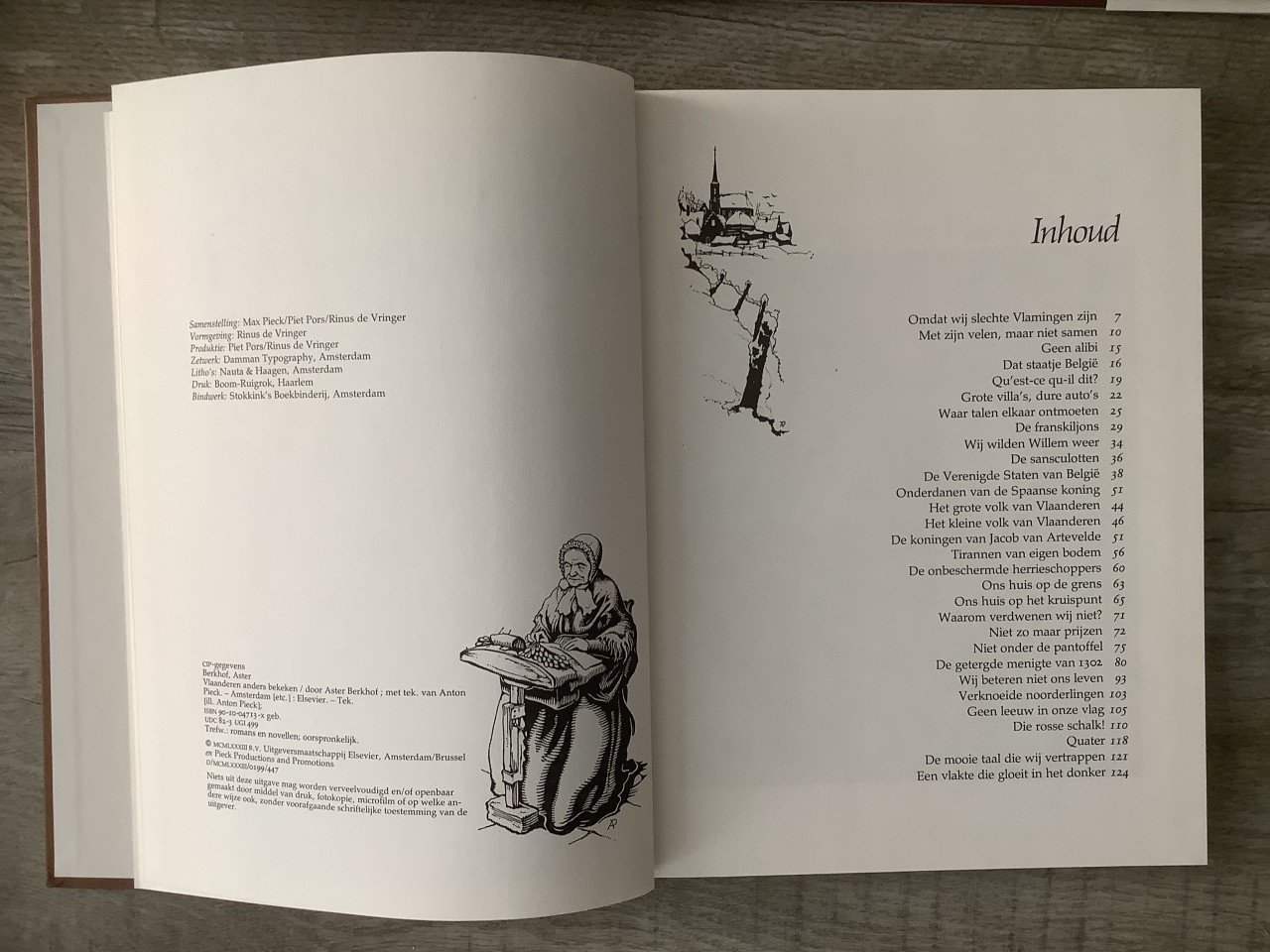 Anton Pieck Boeken - Vlaanderen anders bekeken + Die goede oude tijd