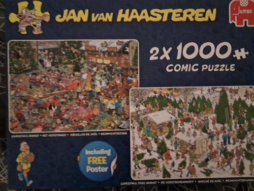 Twee puzzels Van Haasteren. GERESERVEERD.