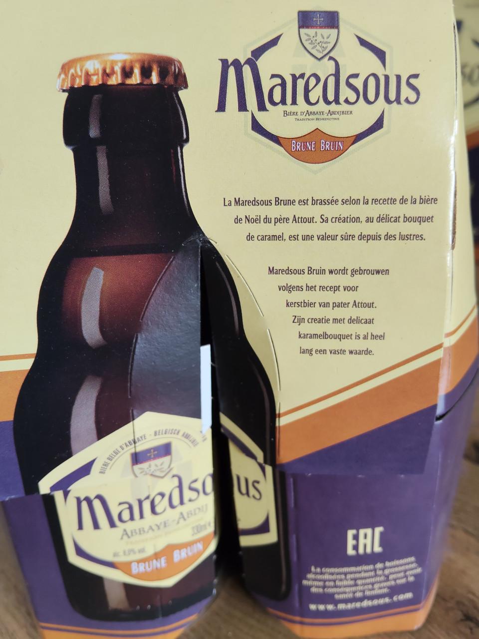 4-packs Maredsous Bruin