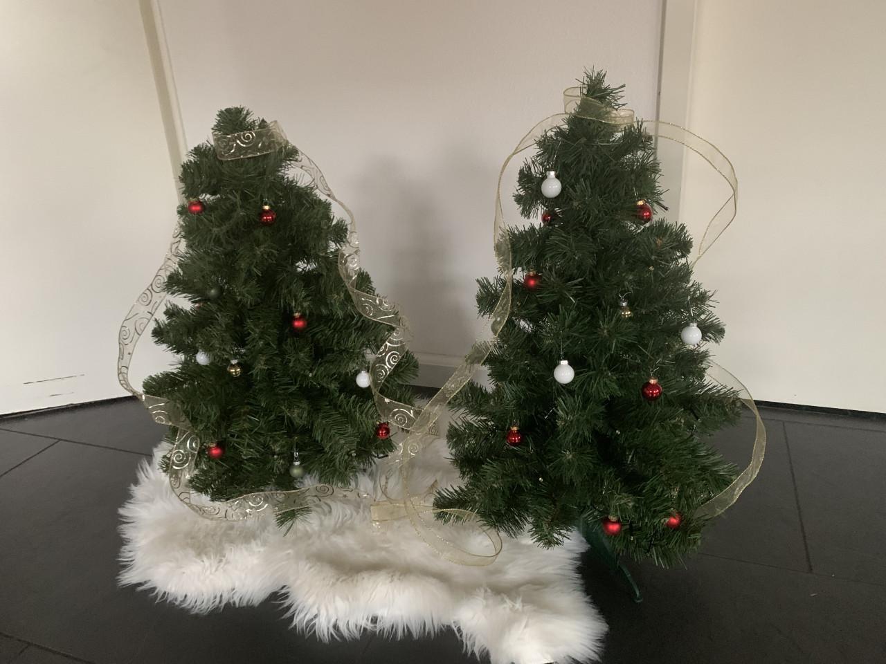 Kerstboompje 60 cm met timer verlichting