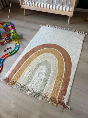 Vloerkleed regenboog little dutch