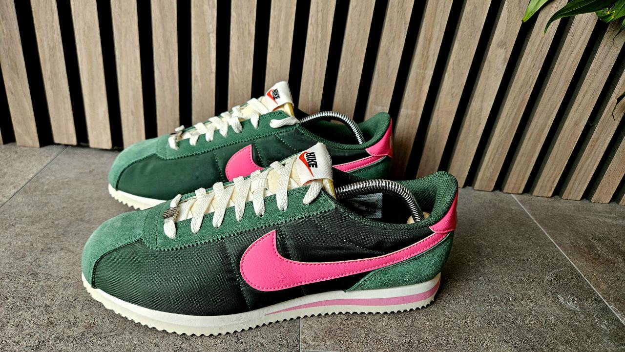 Nike Cortez Sneakers Groen/Roze - Maat 43