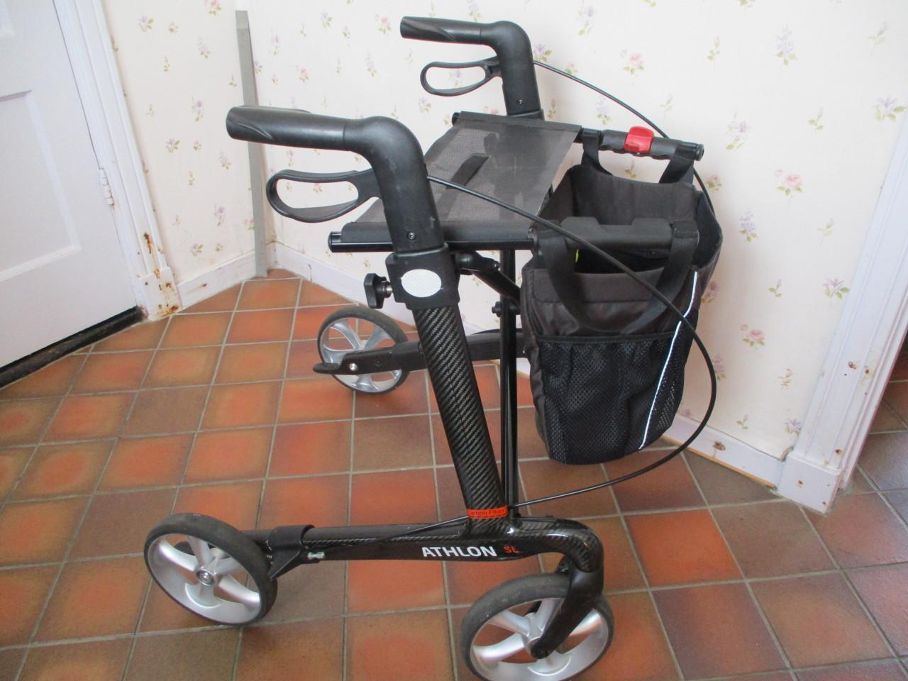 Ultra lichtgewicht carbon fiber rollator Athlon sl