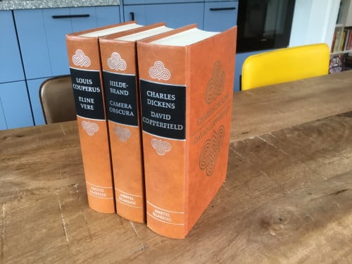 Boeken, drie klassiekers, mooi ingebonden.