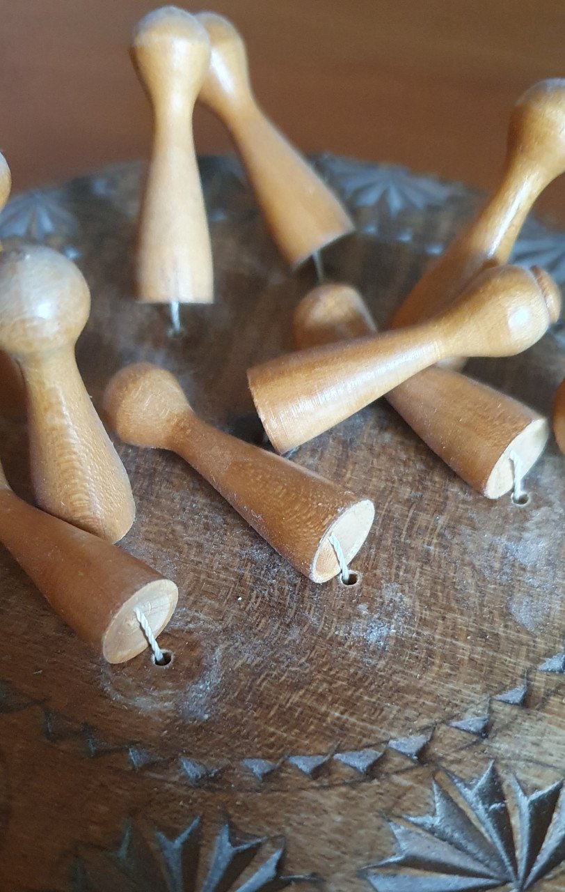 Houten kegelspel