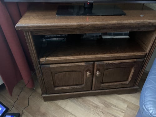 Eiken tv kast,secretaire,kast,salontafel bijzettafel