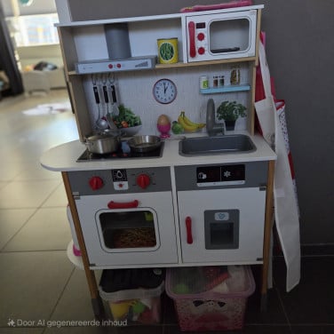 Spoelkeuken met heel veel accessoires