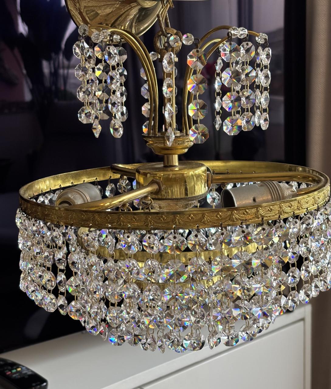 SCHITTERENDE ECHT KRISTALLEN KROONLUCHTER