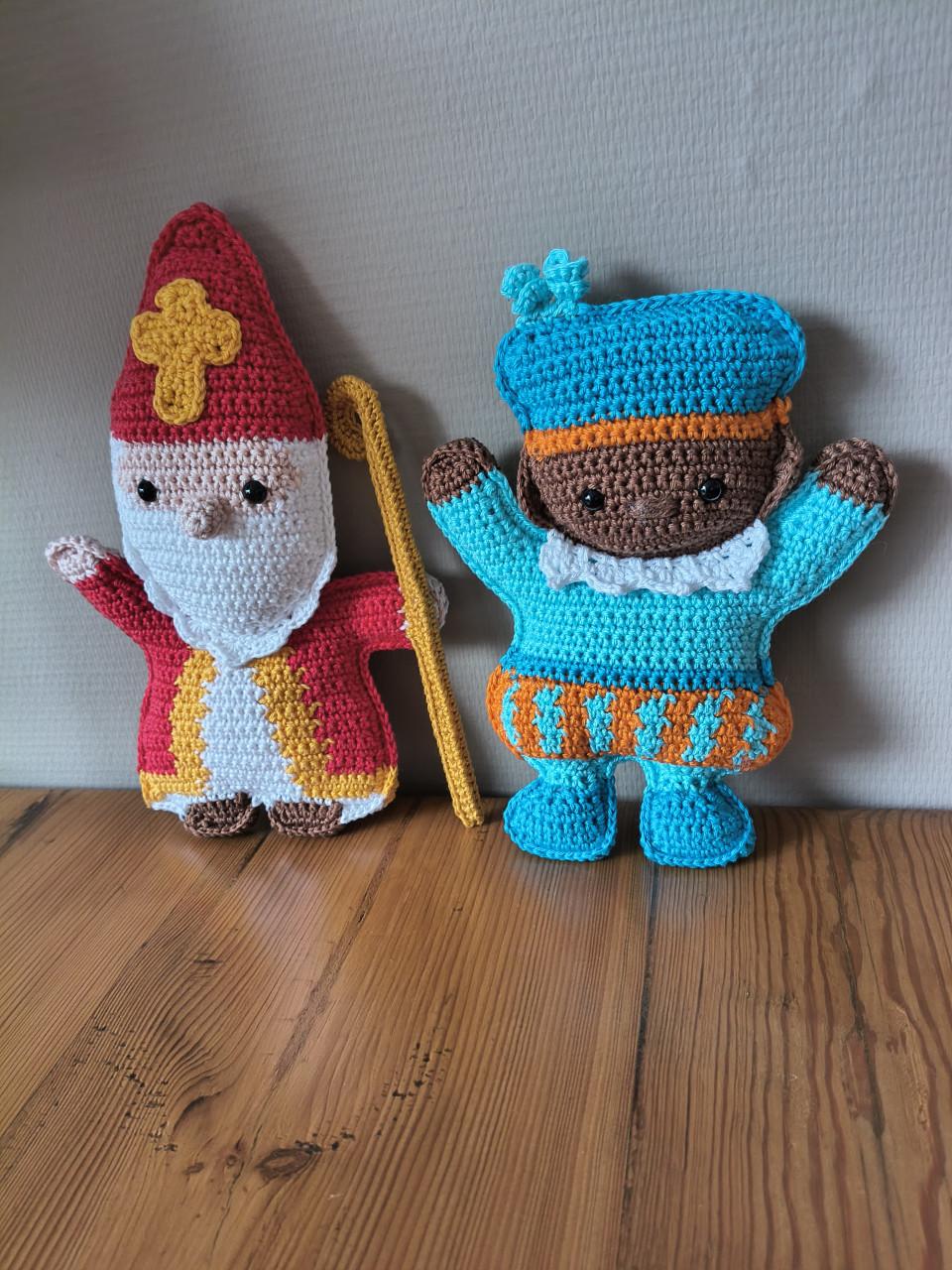 Gehaakte Sint en Piet