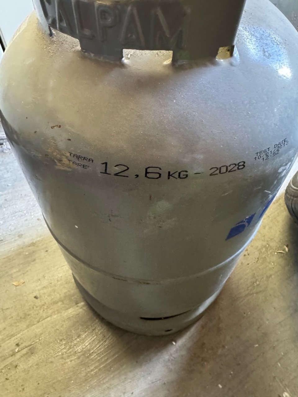 Gasfles propaan incl. drukregelaar (leeg)