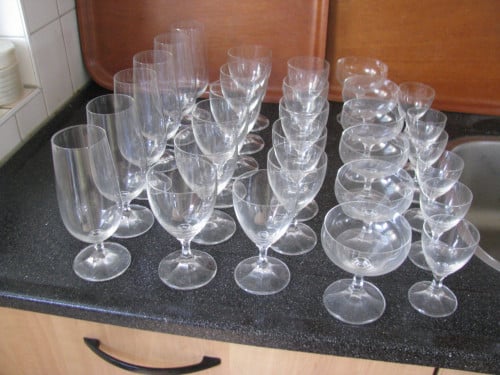30 Delig Glasservies.