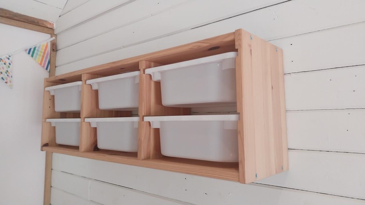 Ikea Trofast wandopbergkastje