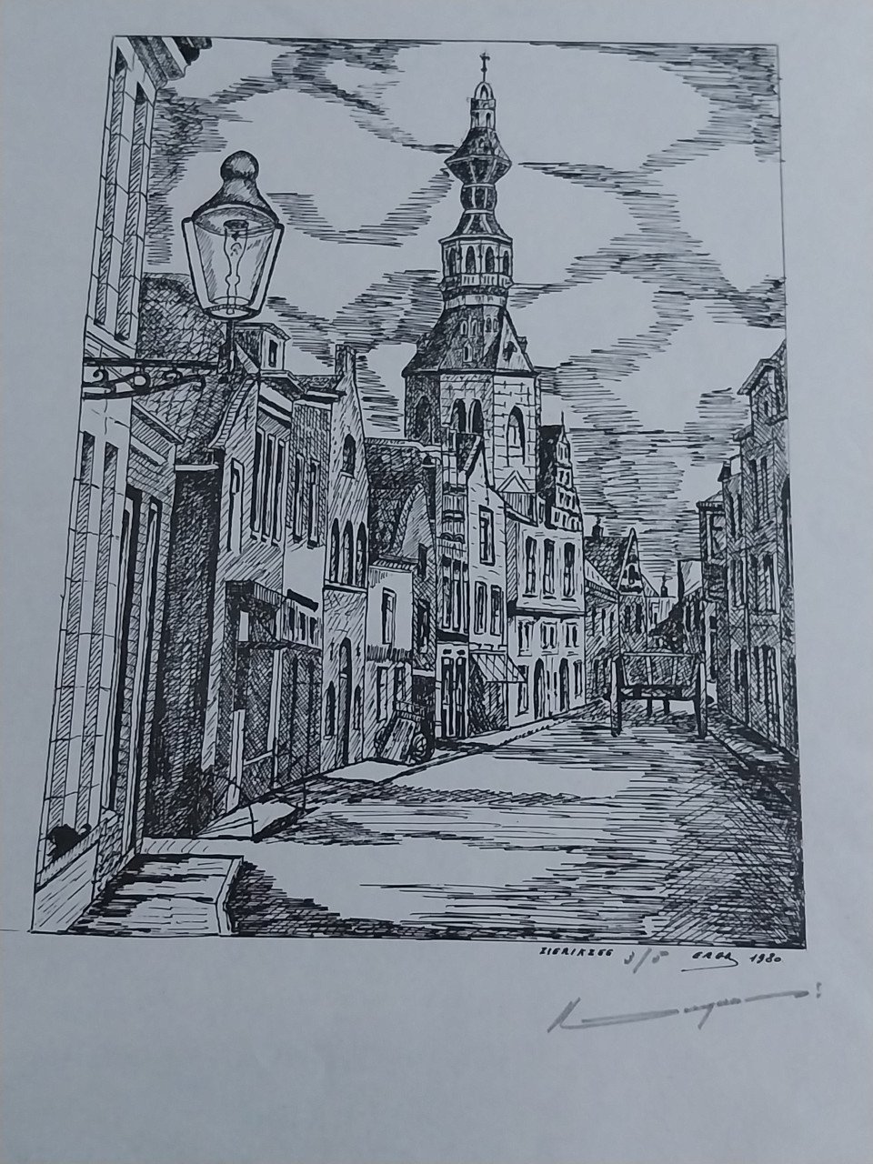 Grafiek van Ronald Ergo met als onderwerp Zierkzee nr 3/5