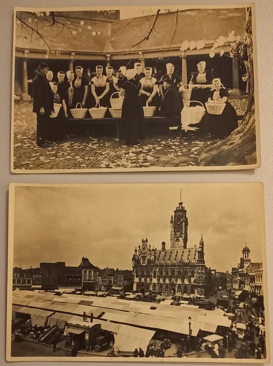 10 Oude ansichtkaarten Middelburg