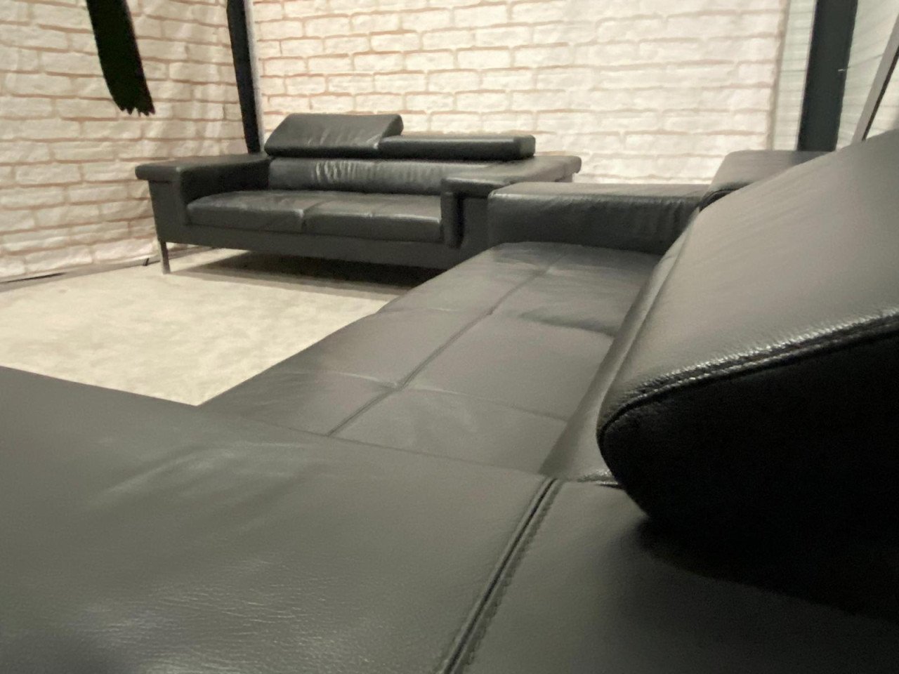 GRATIS LEVERING HEEL NL Montel Design Echt Leer Bankstel