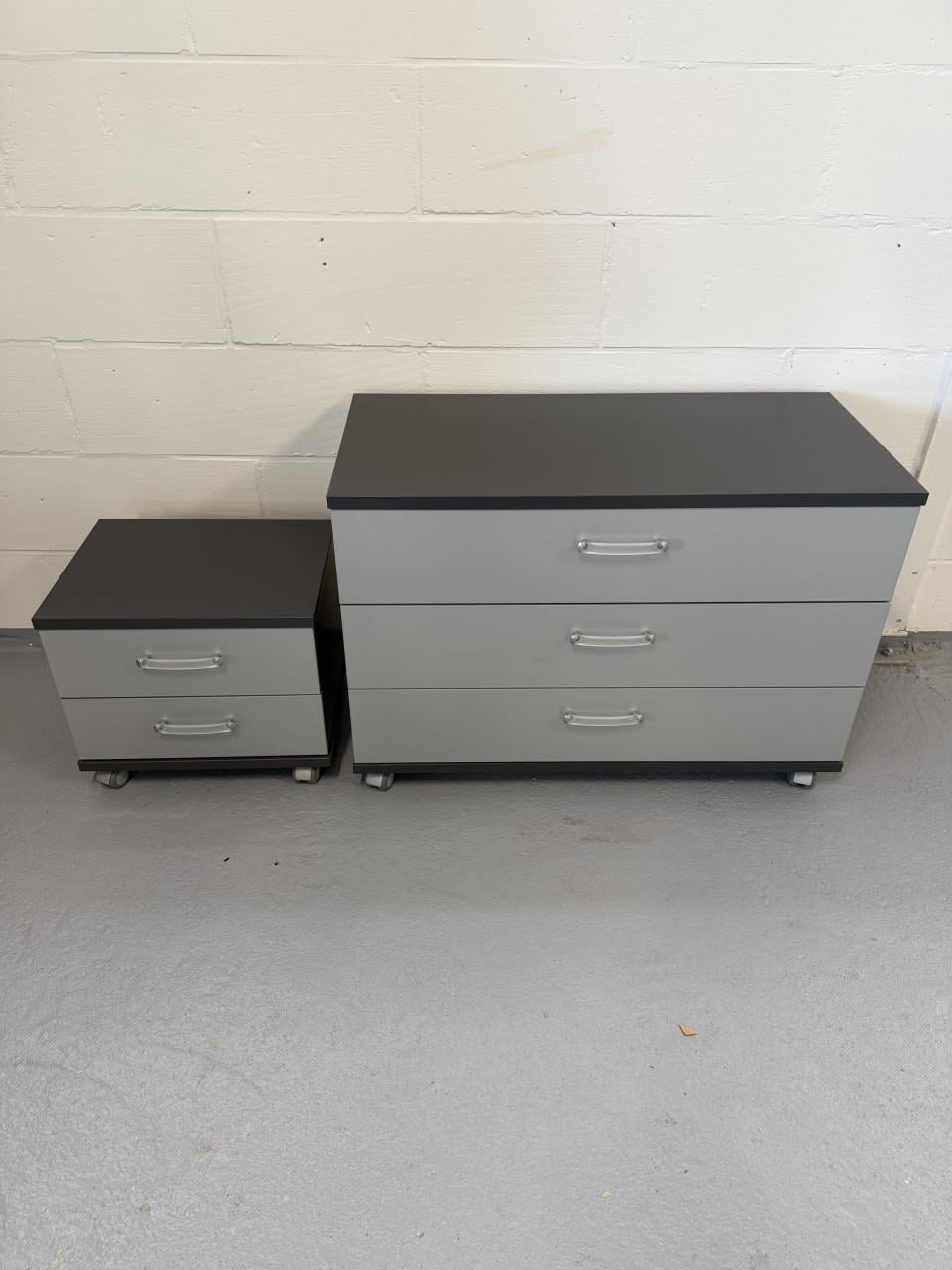 Complete slaapkamerset – bed 90x180 + 2 ladenkasten