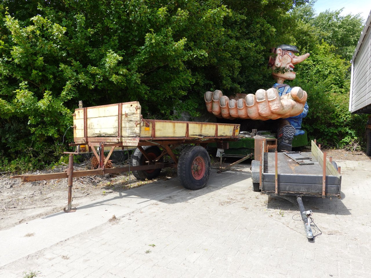 Gratis aanhangwagens, karren, diverse maten, ophalen in Brouwershaven