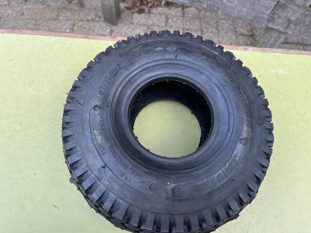 Binnen+ buitenband 4.10/3.50-4