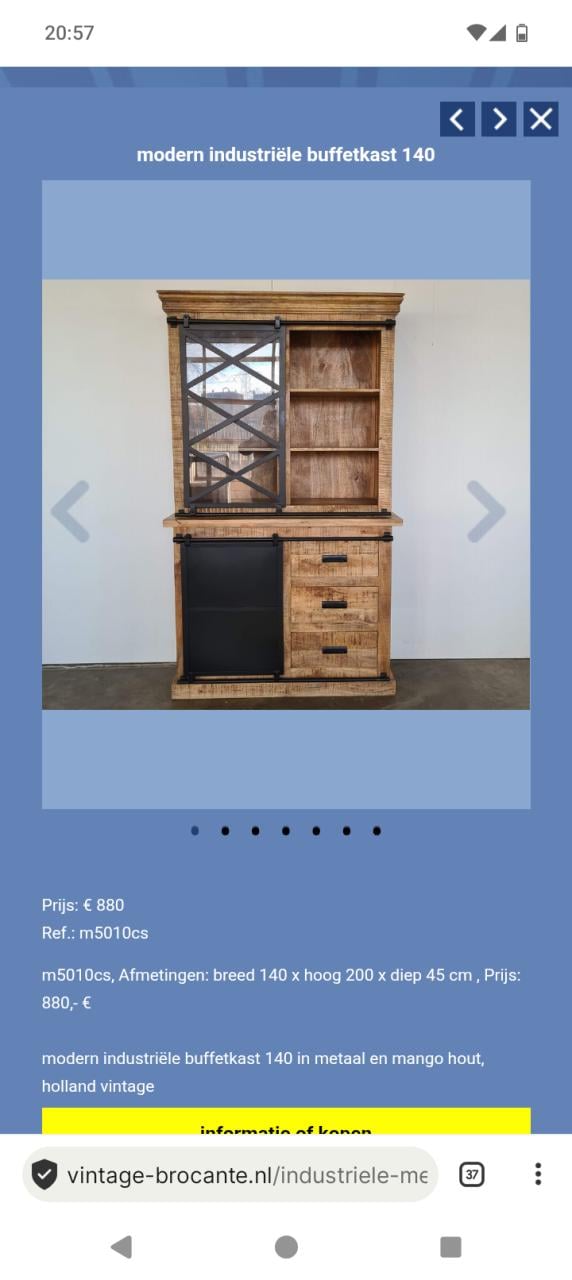 Buffetkast / dressoirkast en tv meubel