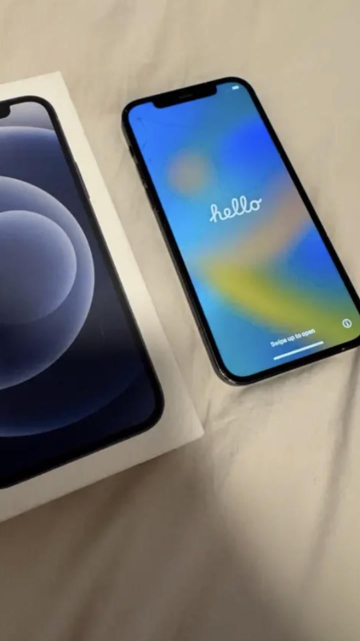 IPhone 12 128gb zwart in oorspronkelijke  doos