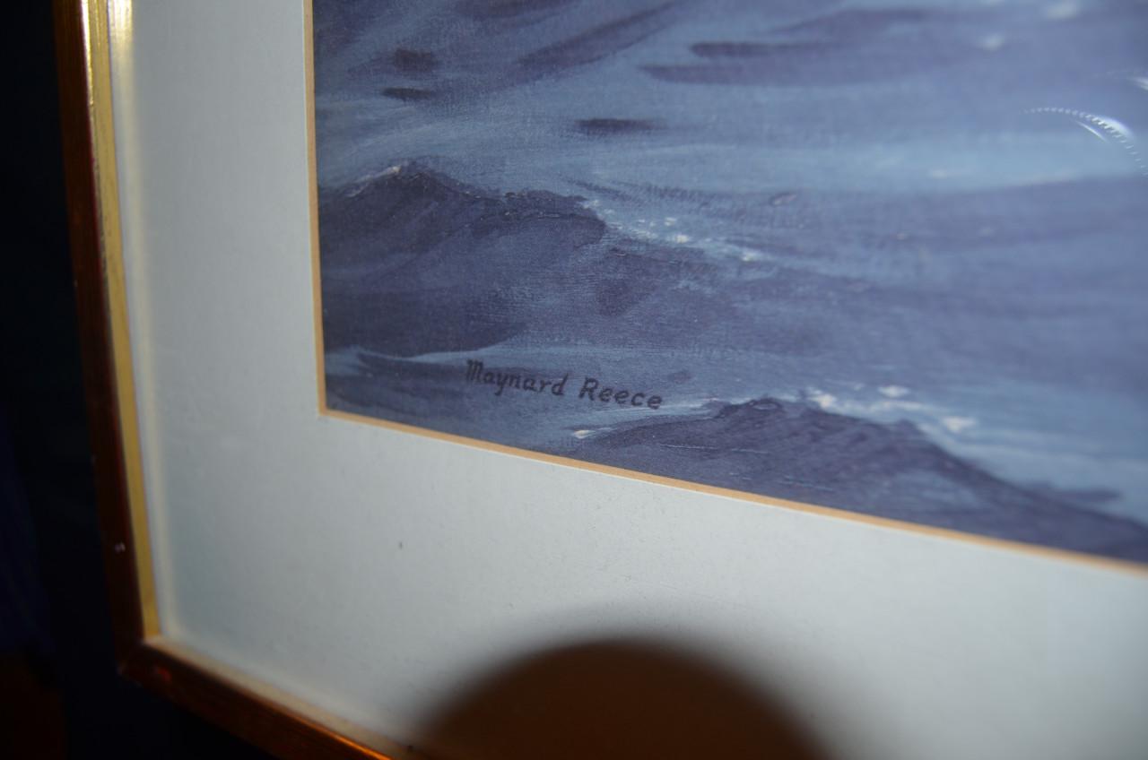 Maynard Reece art-print 1972 Eenden in zeer goede staat