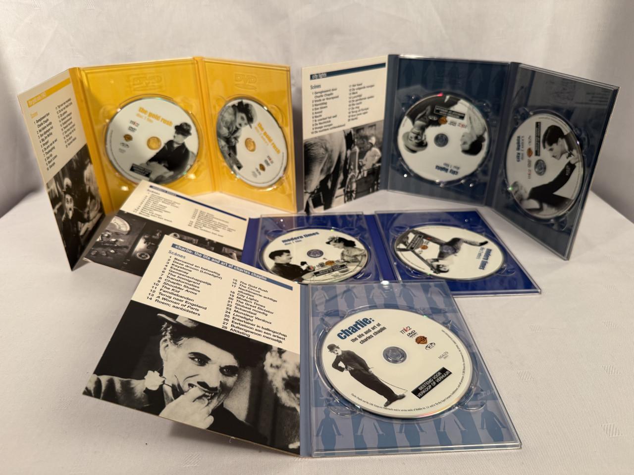 Charlie Chaplin – The Chaplin Collection – 4 DVD-uitgaven