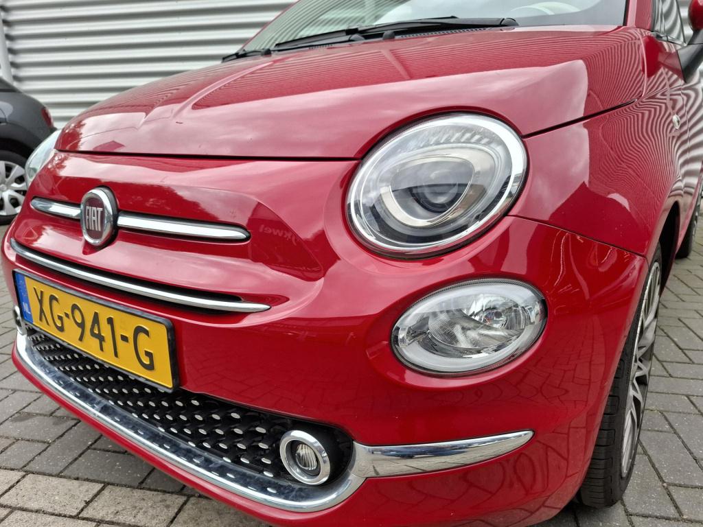Fiat 500 twinair turbo collezione glazen schuifdak/nav/lmv