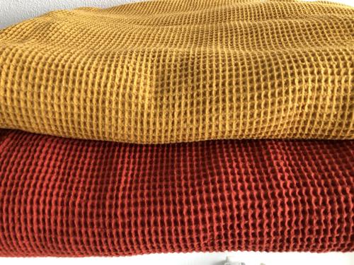 2 lappen wafelkatoen