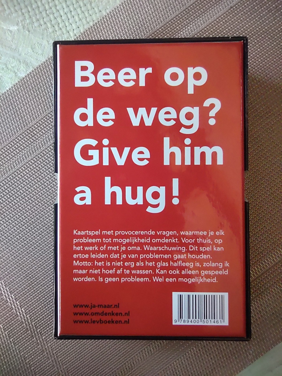 NIEUW! OMDENKEN Het kaartspel. Maak van elk probleem een mogelijkheid.