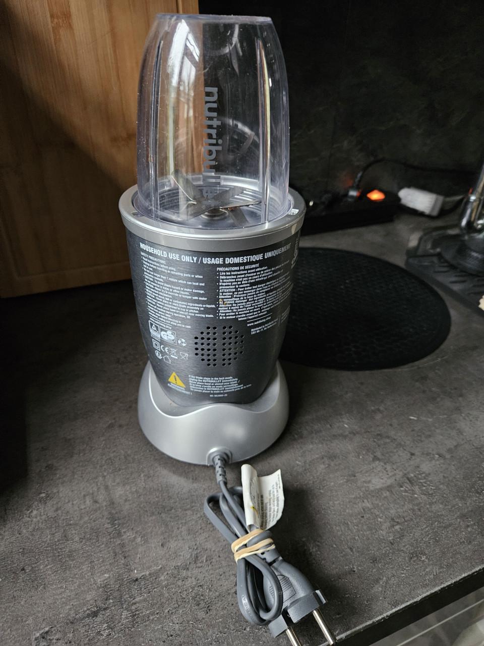 Zgan Nutribullet blender donkergrijs werkende en nette staat