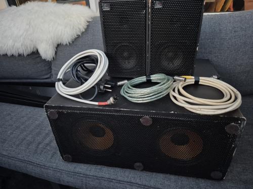 Subwoofer + 2speakers + mengpaneeltje