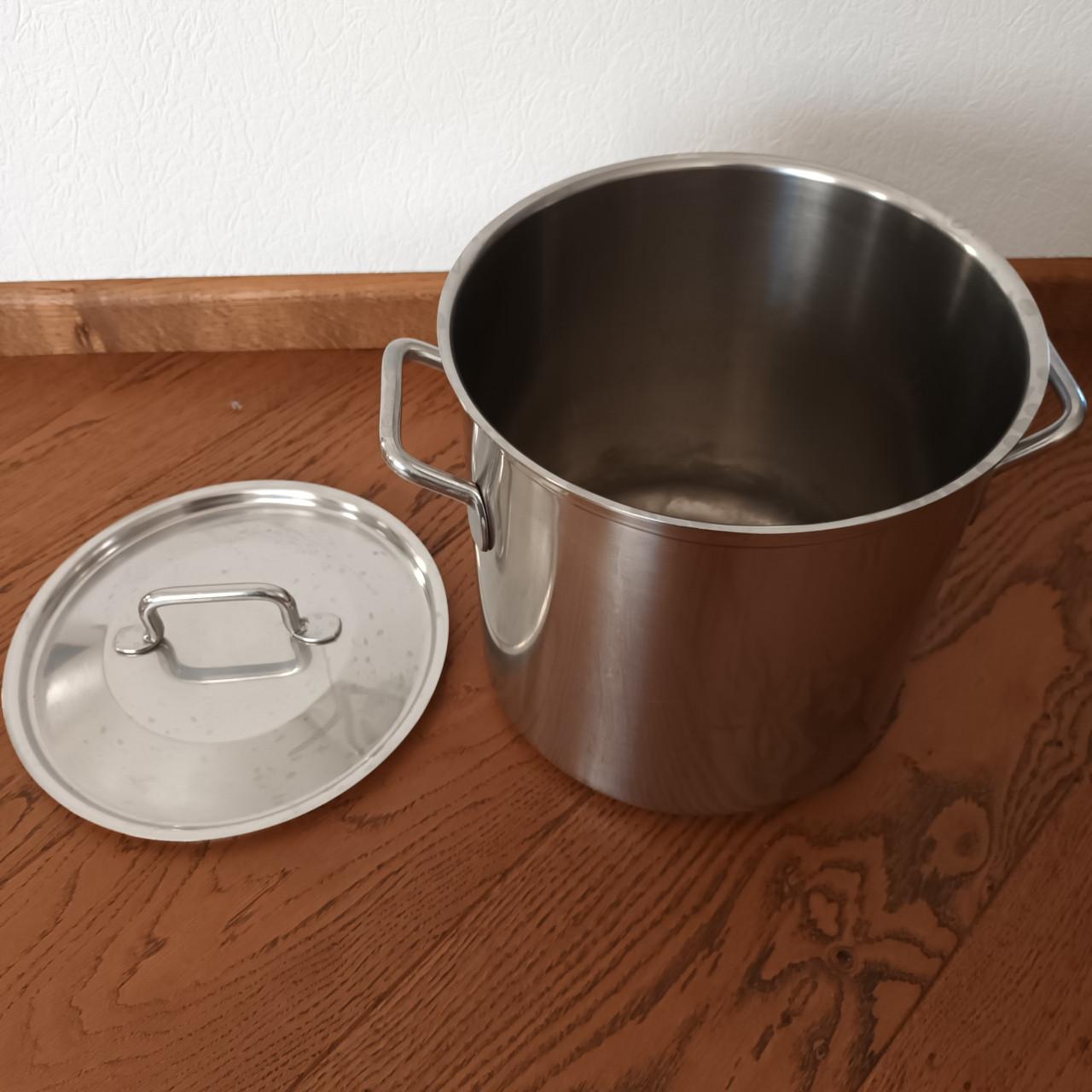 Te koop, mooie 10 liter RVS pan