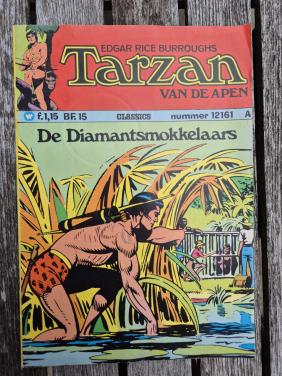 Stripboek 'Tarzan en de diamantsmokkelaars' (1974)