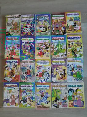 Donald Duck pockets nummer 1 t/m 20 €2,- per stuk