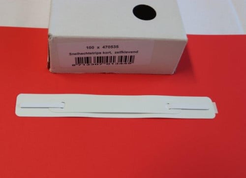 Snelhechtstrips €.0,15 Kort, zelfklevend 20 x 150 mm o.a. voor in hangmappe